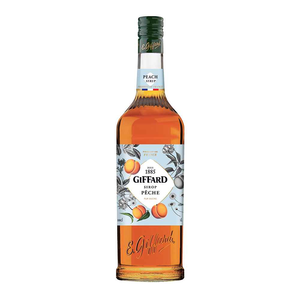 Giffard Peach Syrup 1Ltr