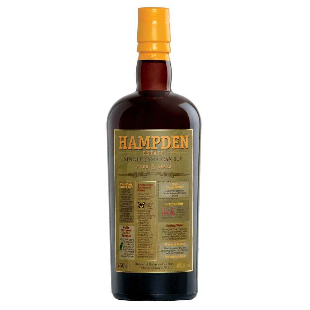 Hampden Estate 8 Year Gold Rum 70cl