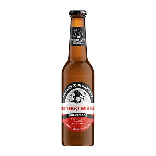 Harviestoun Bitter & Twisted Golden Ale 24x 330ml