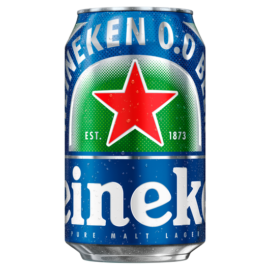 Heineken 0.0% Alcohol Free Beer 24x 330ml