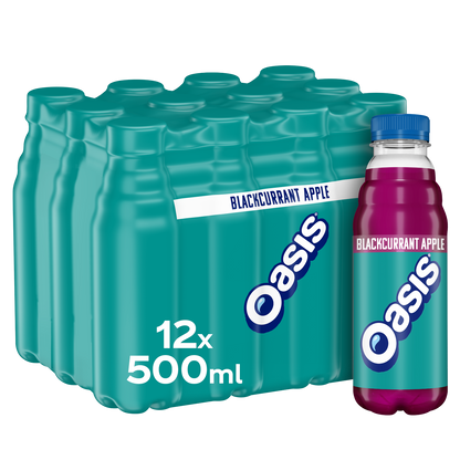 Oasis Blackcurrant Apple 12x 500ml