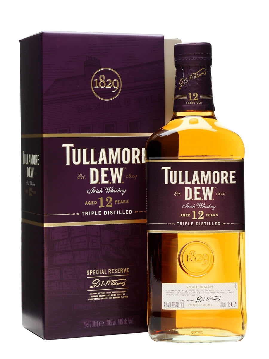 Tullamore Dew 12 Year Irish Whiskey 70cl