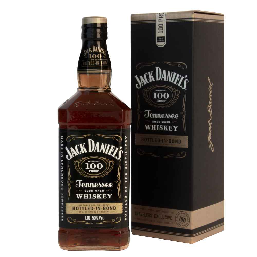 Jack Daniel's 100 Proof Bottled-in-Bond Whiskey 1Ltr