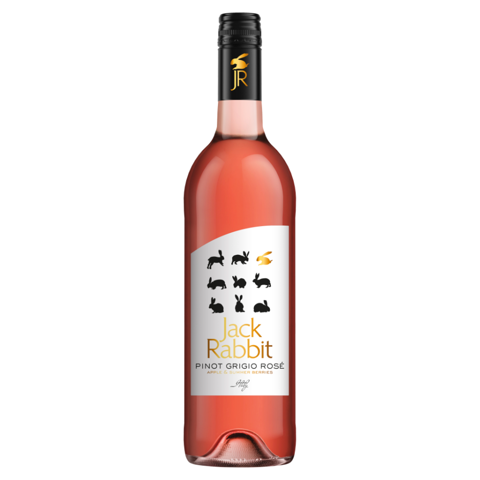 Jack Rabbit Pinot Grigio Rose Wine 75cl