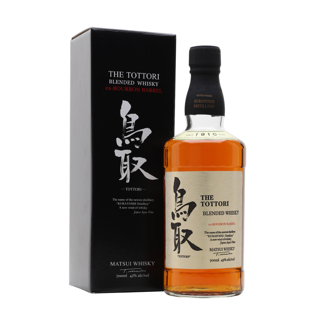 The Kurayoshi Tottori Bourbon Barrel Whisky 70cl