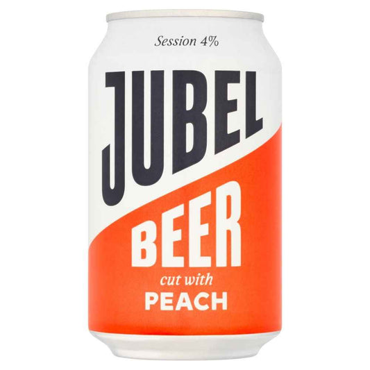 Jubel Beer Cut with Peach 12x 440ml Cans