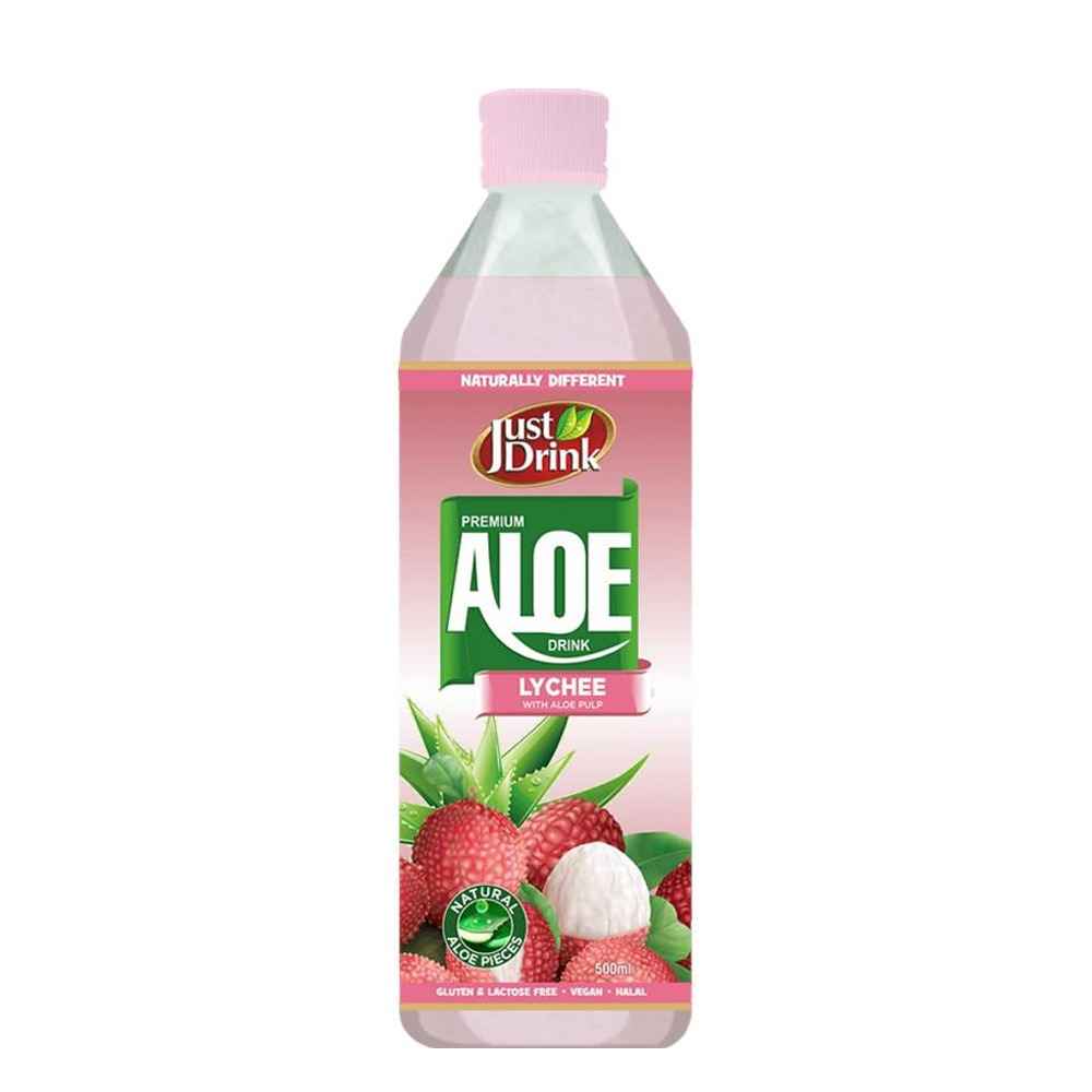 Just Drink Aloe Lychee Flavoured Drink 12x 500ml
