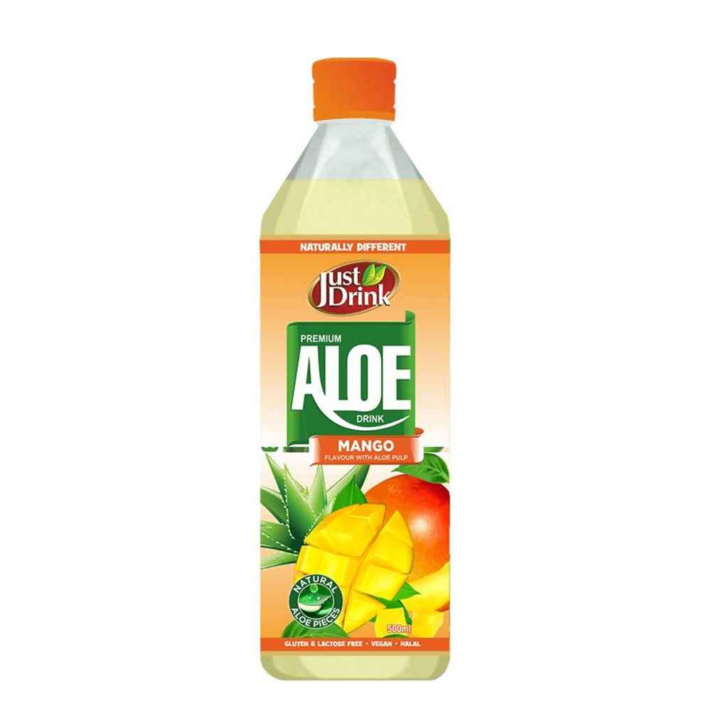 Just Drink Aloe Mango Flavoured Drink 12x 500ml