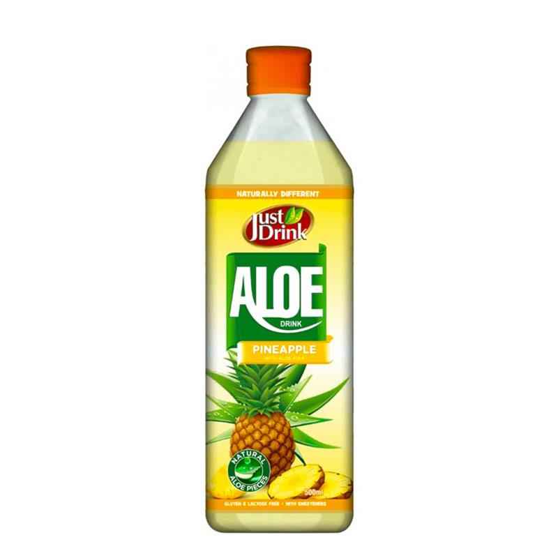 Just Drink Aloe Pineapple Flavoured Drink 12x 500ml
