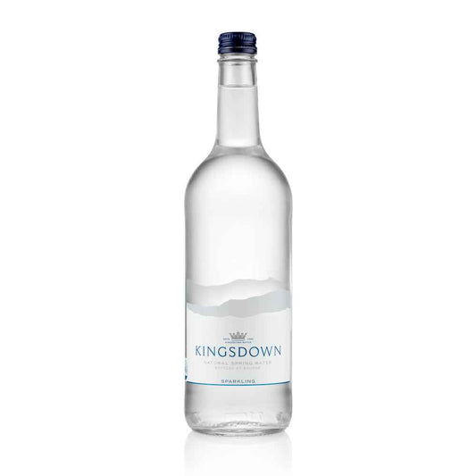 Kingsdown Sparkling Spring Water 24x 500ml Glass Bottles
