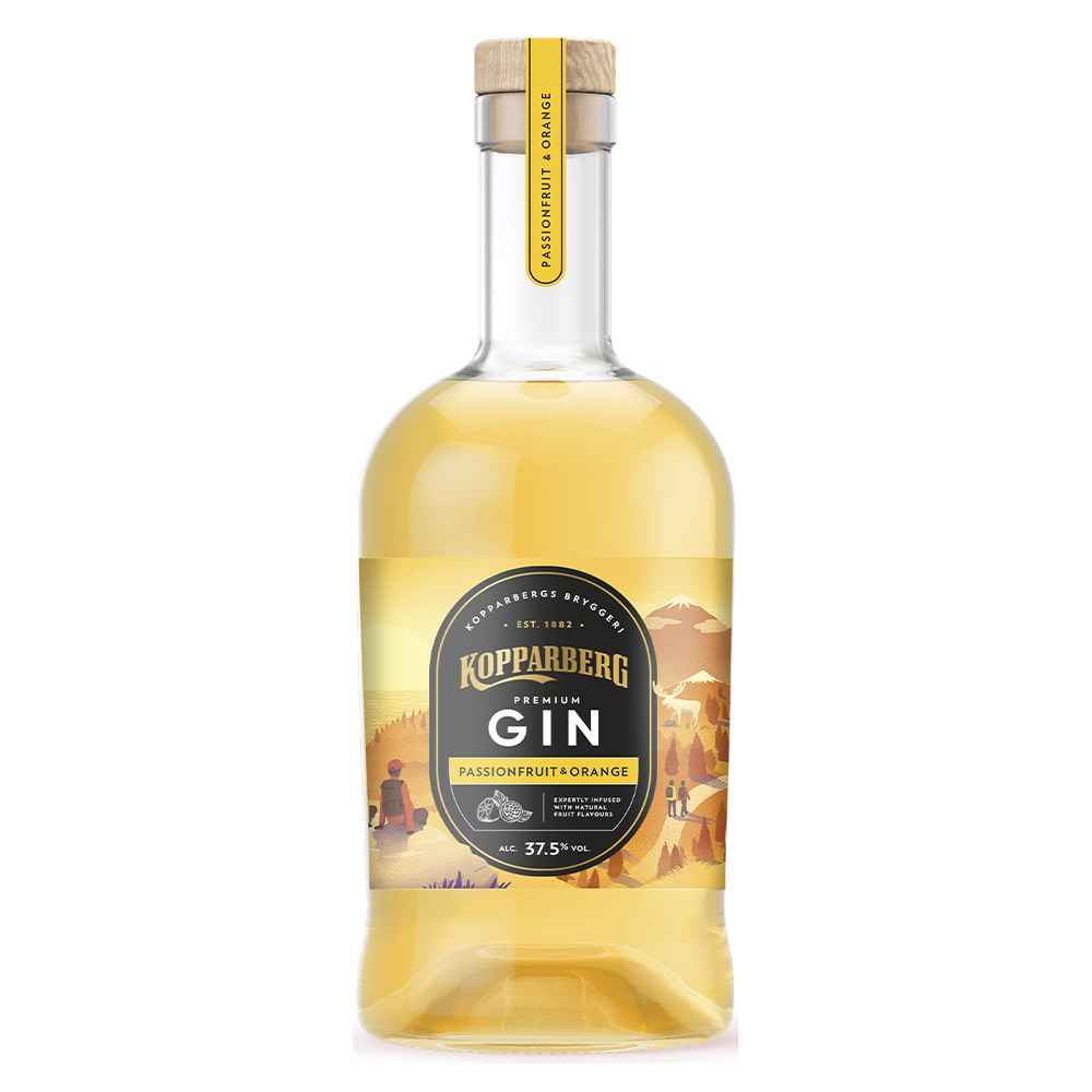 Kopparberg Premium Passionfruit & Orange Gin 70cl