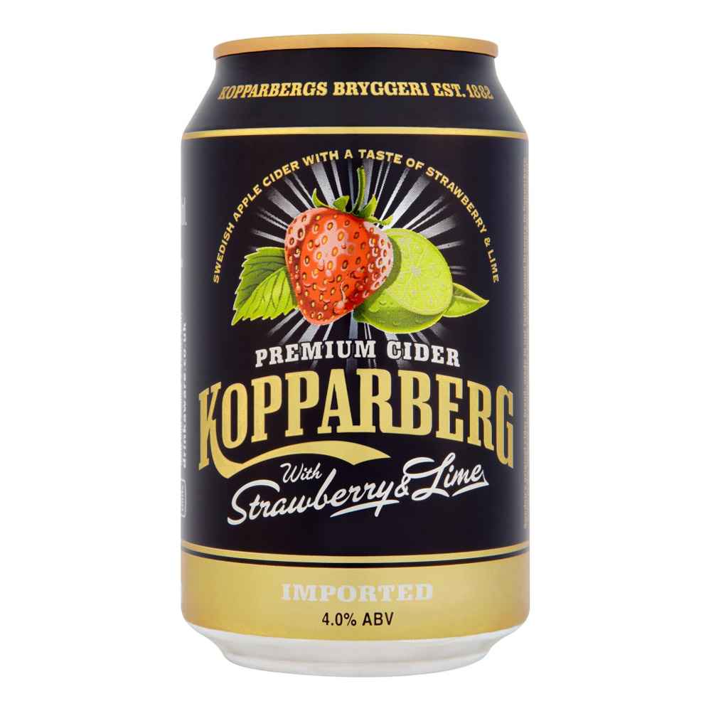 Kopparberg Strawberry & Lime Cider 10x 330ml Cans