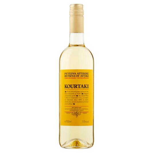 Kourtaki Retsina of Attiki White Wine 75cl