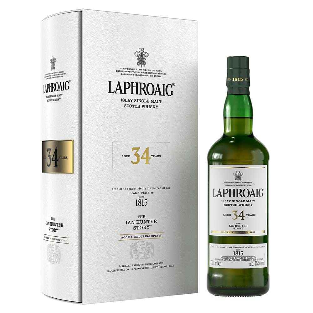 Laphroaig 34 Year Whisky 70cl Vol. 5