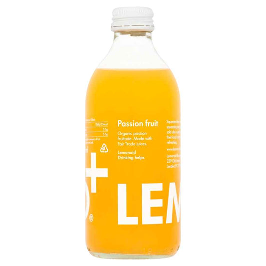 Lemonaid Organic Passion Fruit Drink 12x 330ml