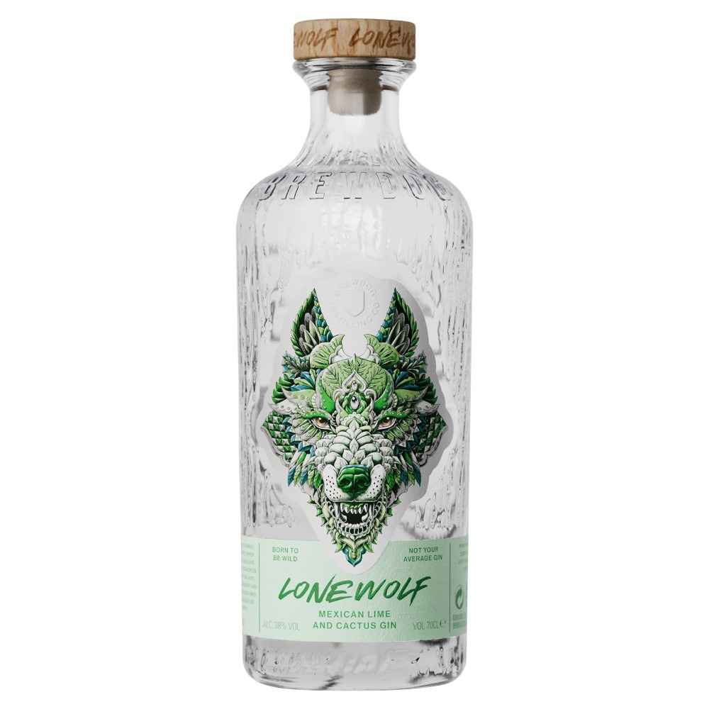 Lone Wolf Mexican Lime & Cactus Gin 70cl