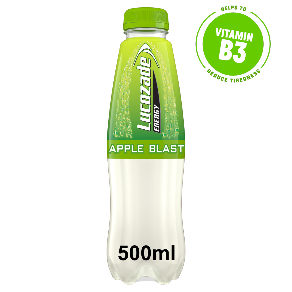 Lucozade Apple Energy Drink 12x 500ml