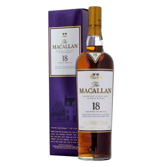 The Macallan 18 Year Sherry Oak Whisky 70cl