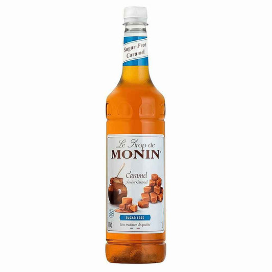 Monin Caramel Sugar Free Syrup 1Ltr