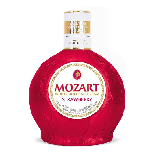 Mozart White Chocolate Strawberry Cream Liqueur 50cl