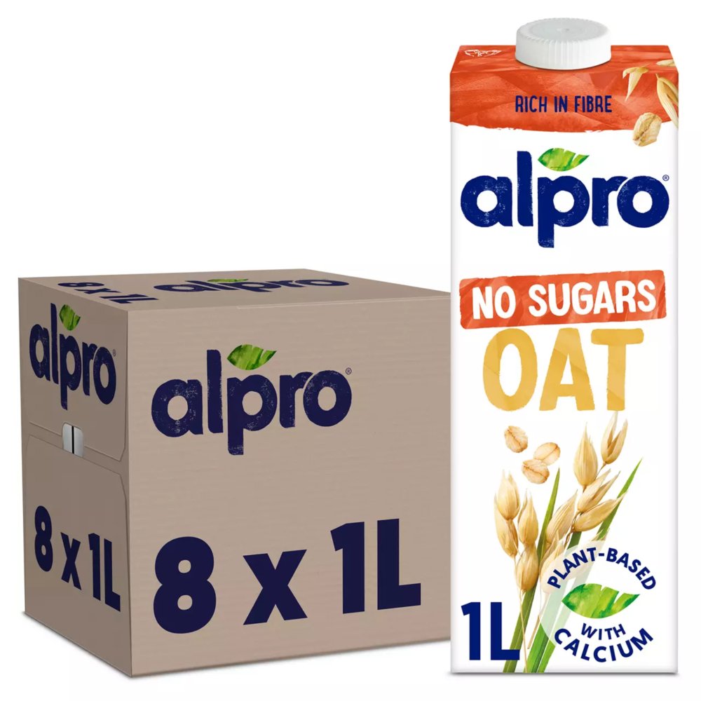 Alpro - Oat No Sugars 8 x 1lt