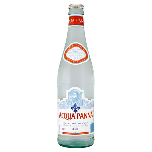 Acqua Panna Still Mineral Water 24x 500ml Glass Bottles