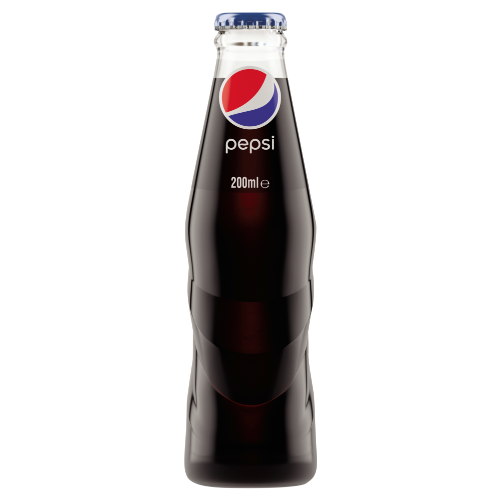 Pepsi 24x 200ml Glass Bottles