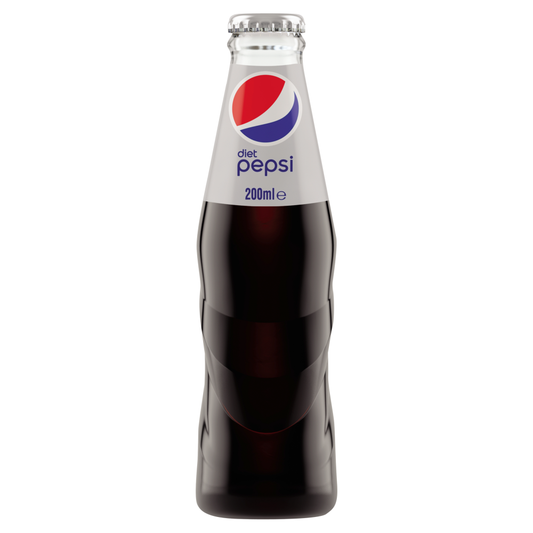 Pepsi Diet 24x 200ml Glass Bottles