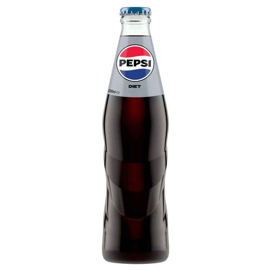 Pepsi Diet 24x 330ml Glass Bottles