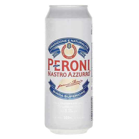 Peroni Nastro Azzurro Premium Lager 24x 500ml Cans