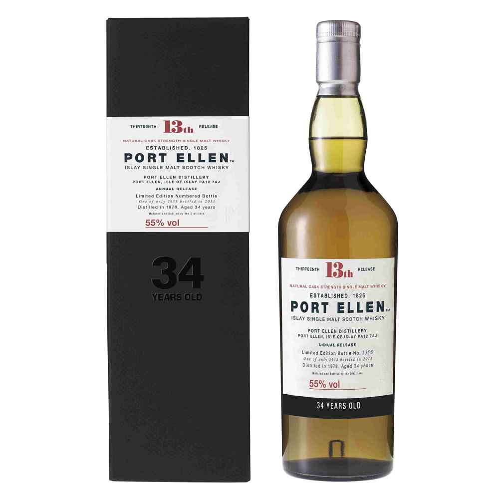Port Ellen 34 Year 1978 13th Release Whisky