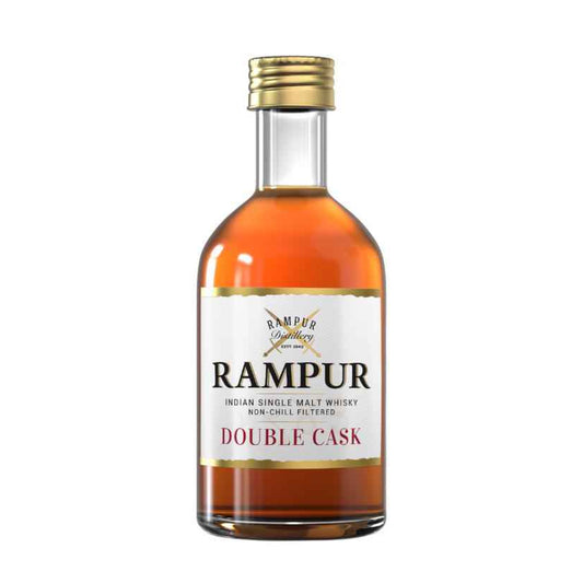 Rampur Double Cask Whisky 5cl Miniature