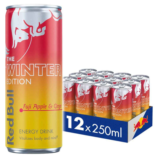 Red Bull Fuji Apple & Ginger Energy Drink 12x 250ml