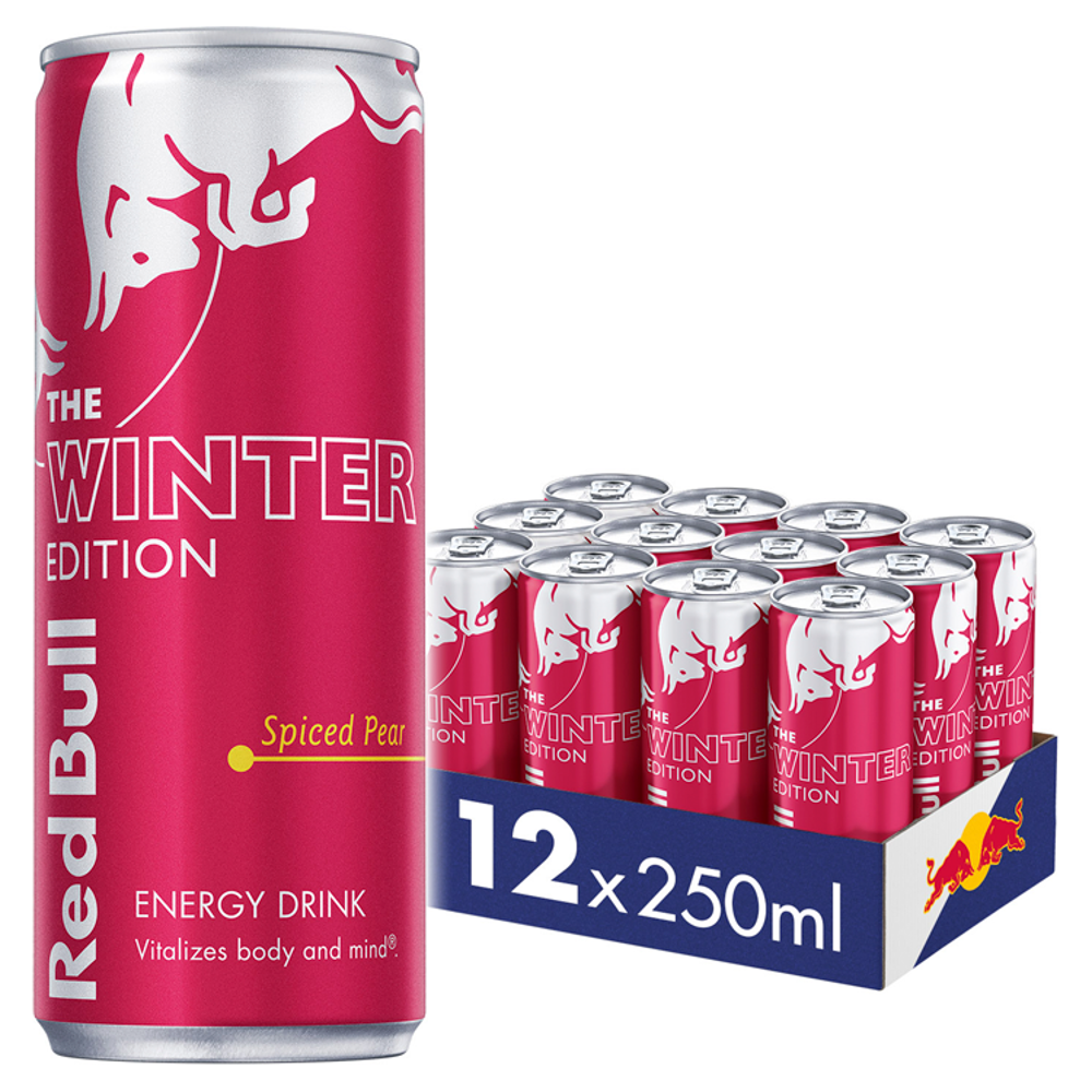 Red Bull Spiced Pear Energy Drink 12x 250ml