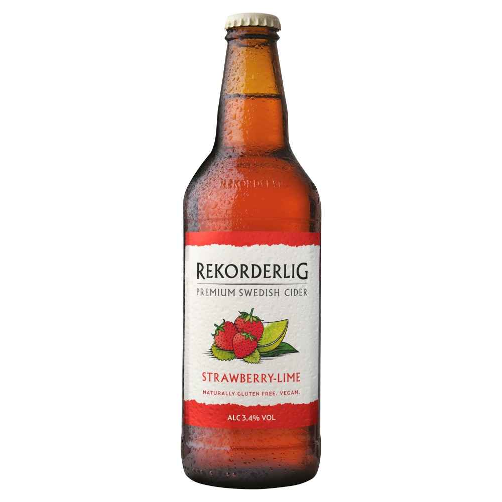 Rekorderlig Strawberry & Lime Premium Cider 15x 500ml