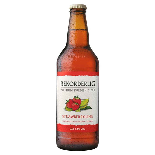 Rekorderlig Strawberry & Lime Premium Cider 500ml
