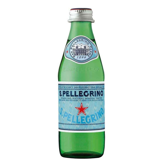San Pellegrino Sparkling Mineral Water 250ml Glass Bottle