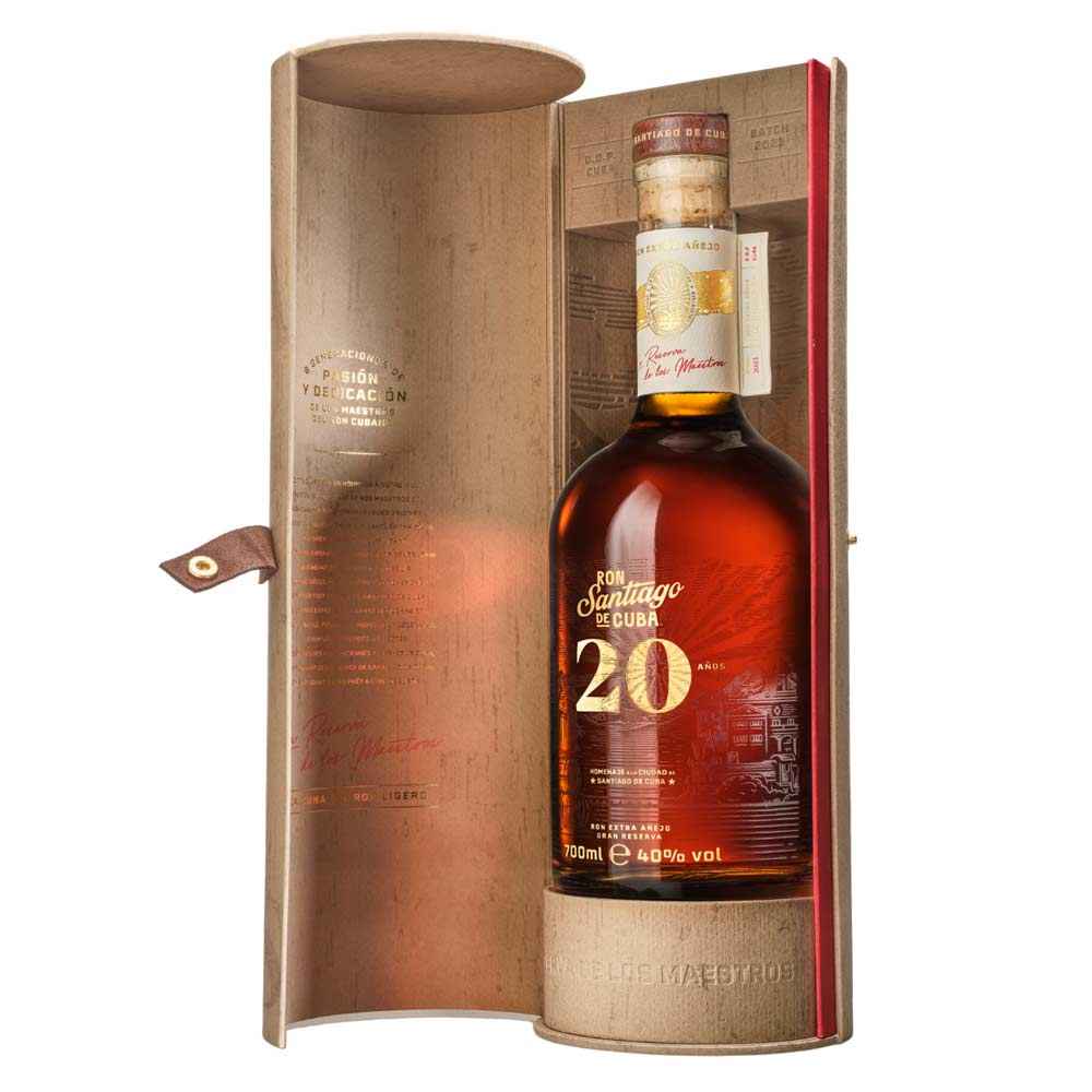 Ron Santiago de Cuba 20 Year Extra Anejo Rum 70cl