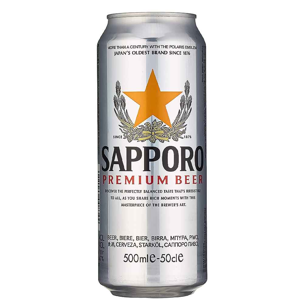 Sapporo Premium Lager 24x 500ml Cans