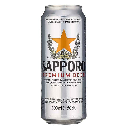 Sapporo Premium Lager 24x 500ml Cans