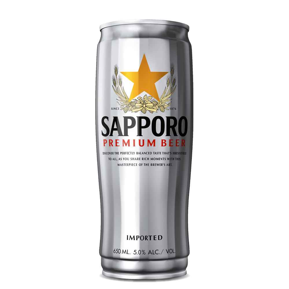 Sapporo Premium Lager 12x 650ml Cans