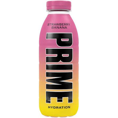 Prime Hydration Strawberry Banana 12 x 500ml pet