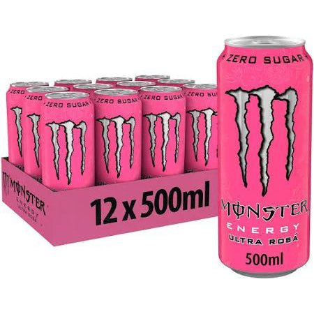 Monster Energy Ultra Rosa 12 x 500ml