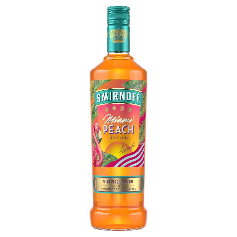Smirnoff Miami Peach Vodka 70cl