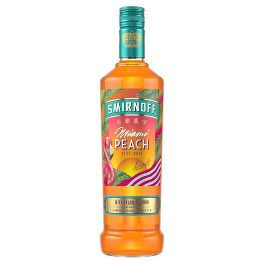 Smirnoff Miami Peach Vodka 70cl
