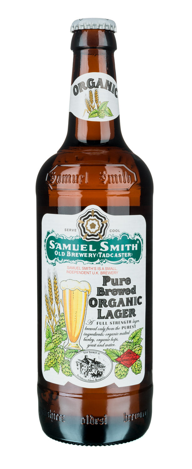 Samuel Smiths Pure Brewed Organic Lager 12x 550ml