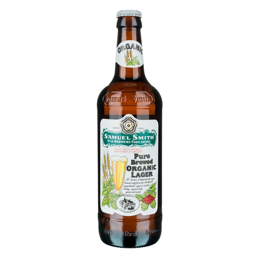Samuel Smiths Pure Brewed Organic Lager 12x 550ml