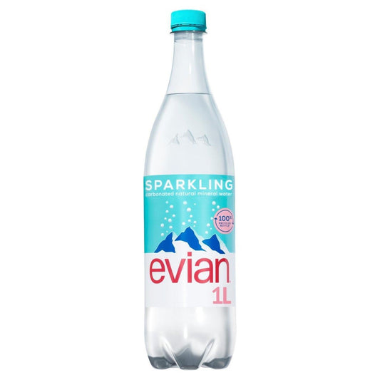 Evian Sparkling 12 x 1ltr pet