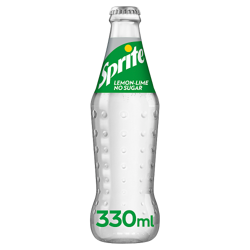 Sprite Zero 24x 330ml Glass Bottles