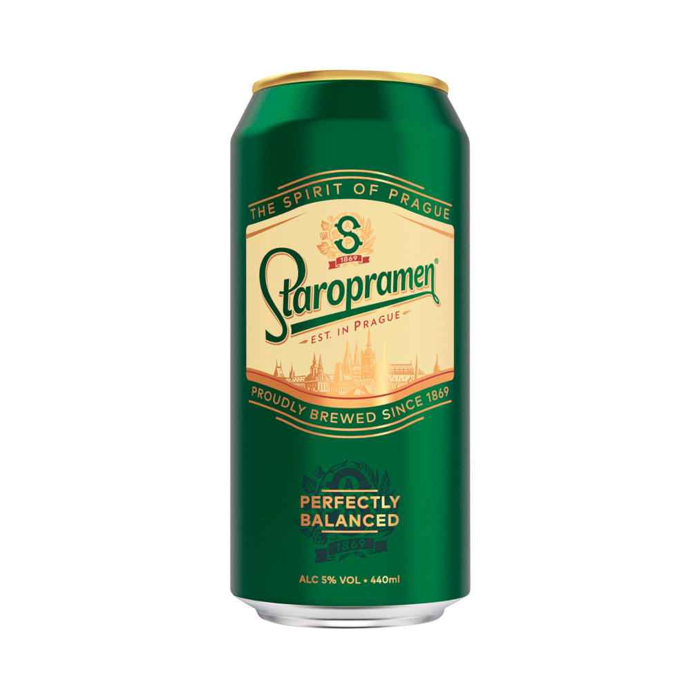 Staropramen Premium Lager 24x 440ml Cans